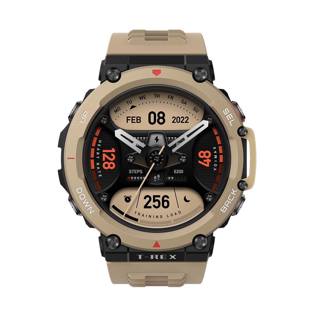 Смарт часы Amazfit T-Rex 2 A2170 Desert Khaki - фото 2 - id-p112709654
