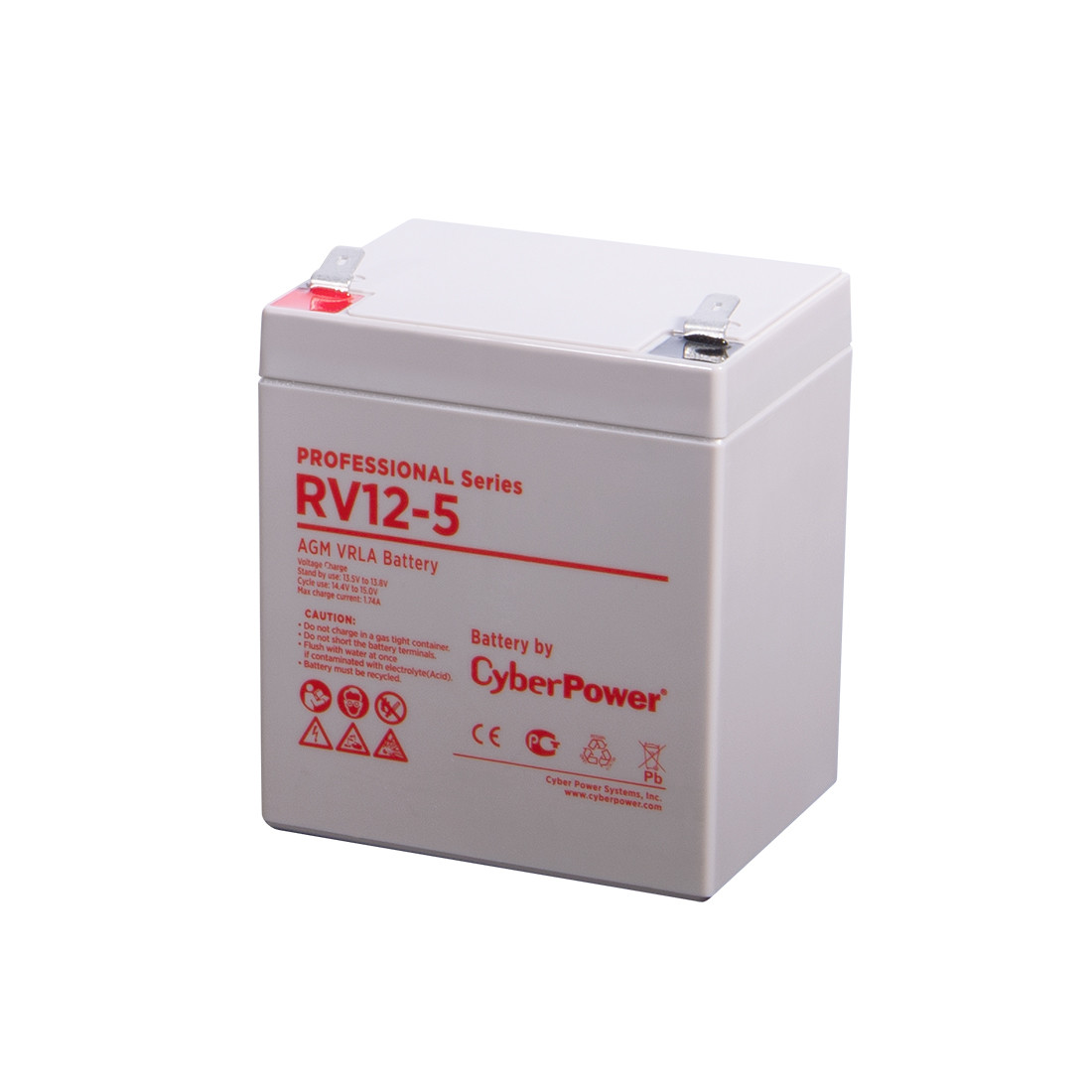 Аккумуляторная батарея CyberPower RV12-5 12В 6 Ач - фото 1 - id-p112711716