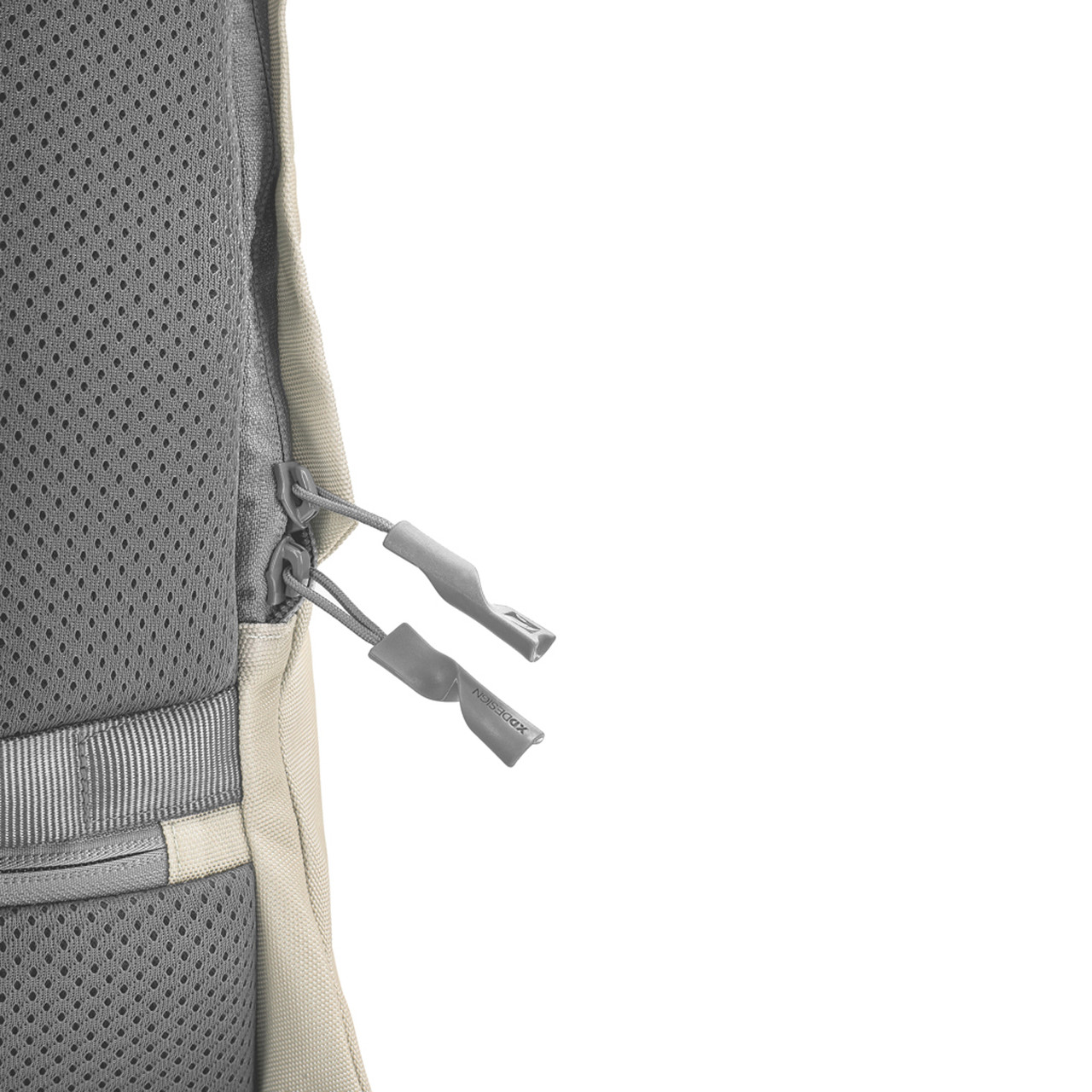 Антикражный рюкзак Bobby Soft, бежевый; , Длина 30 см., ширина 18 см., высота 45 см., диаметр 0 см., P705.993 - фото 4 - id-p112723455