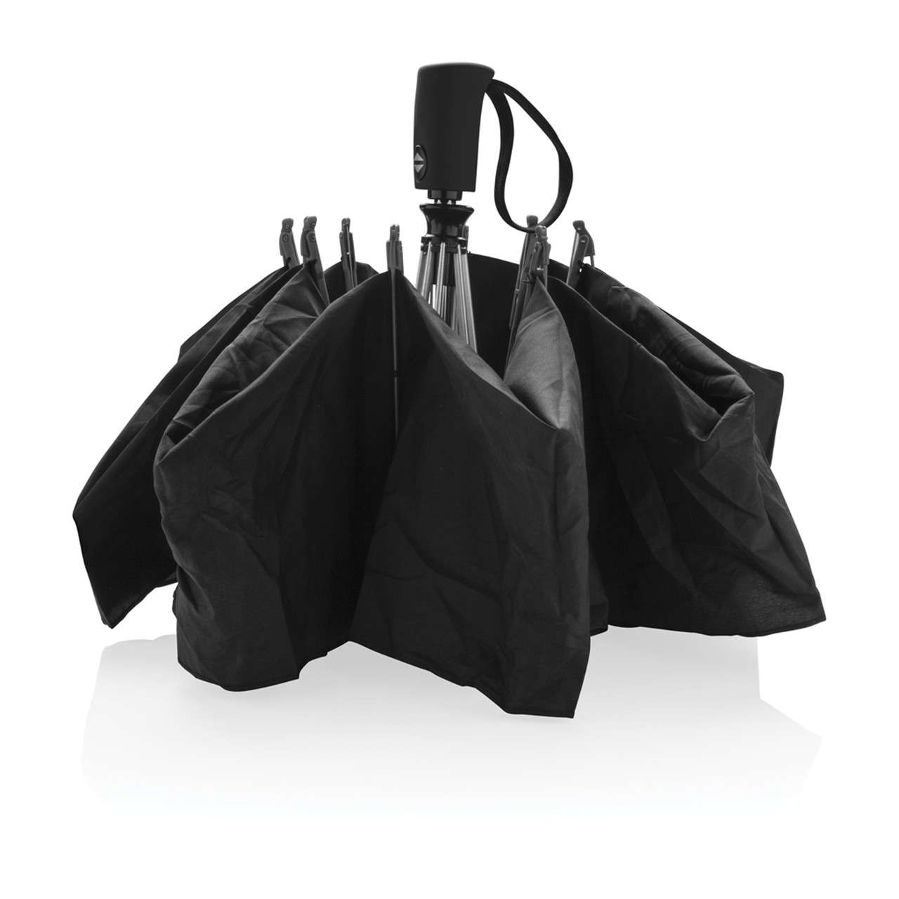Автоматический складной зонт Swiss Peak из rPET AWARE , d116 см, черный; , , высота 59 см., диаметр 104 см., - фото 5 - id-p112723472