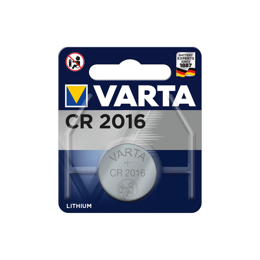 Батарейка VARTA Lithium CR2016 3V 1 шт. в блистере - фото 2 - id-p112705770