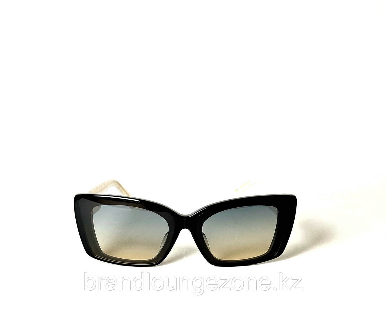Женские очки Dolce Gabbana, черного цвета, душки белого цвета - фото 3 - id-p112723904
