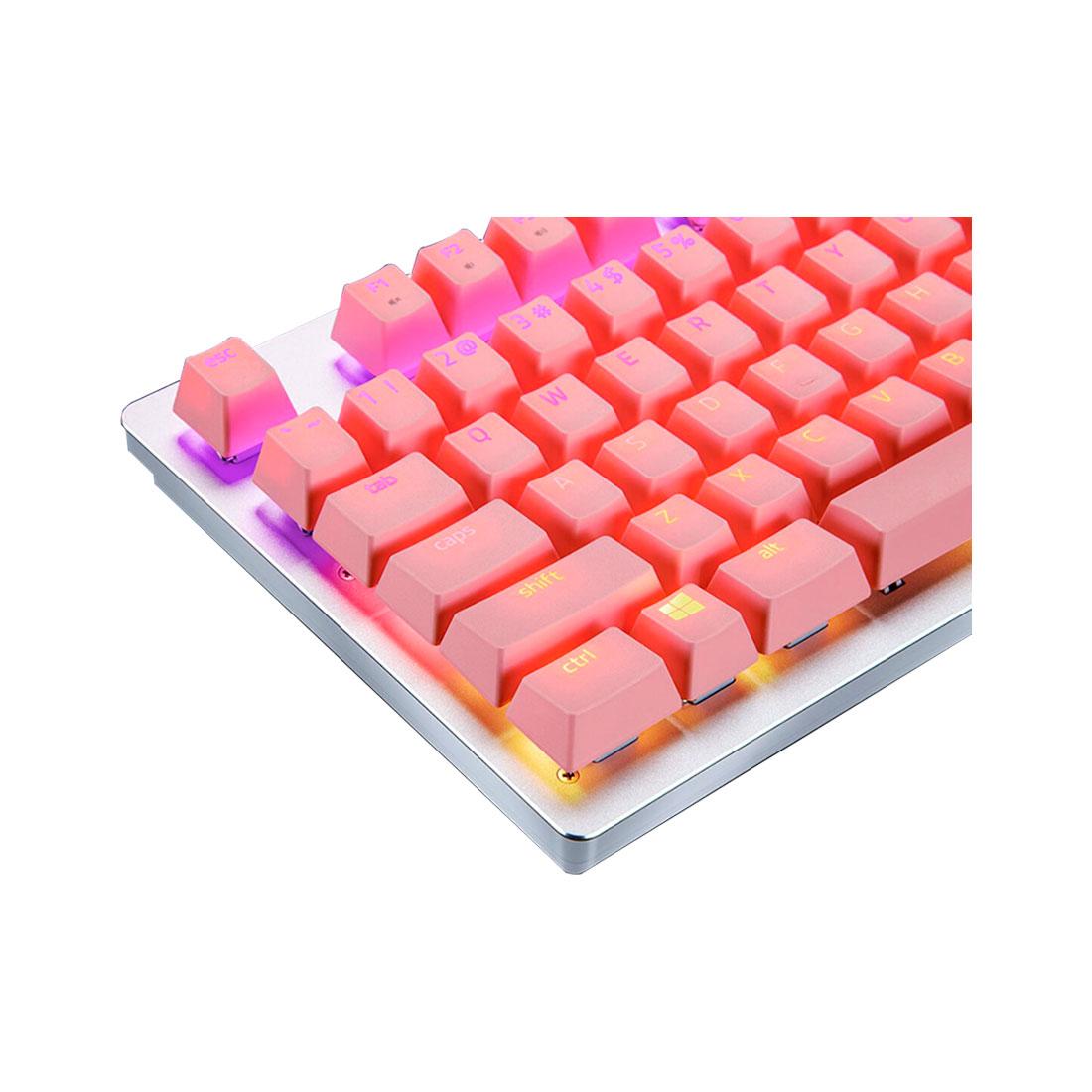 Набор сменных клавиш для клавиатуры Razer PBT Keycap Upgrade Set - Quartz Pink - фото 3 - id-p112711897