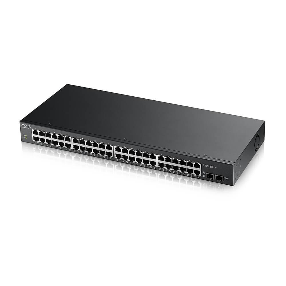 Zyxel GS1900-48-EU0102F Коммутатор Smart L2 rack 19", 48xGE, 2xSFP