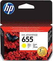 Картридж струйный HP 655 (CZ112AE) желтый