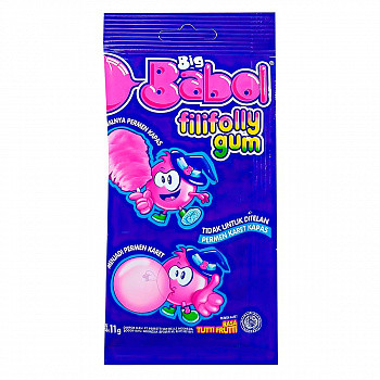 Жев. резинка - ВАТА  Big Babol Filifolly Тутти-Фрутти 11 гр (6 шт в упаковке)