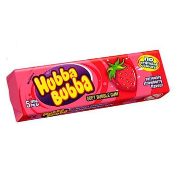 Жевательная резинка hubba bubba Хубба-Бубба клубника strawberry  hubba bubba 35гр