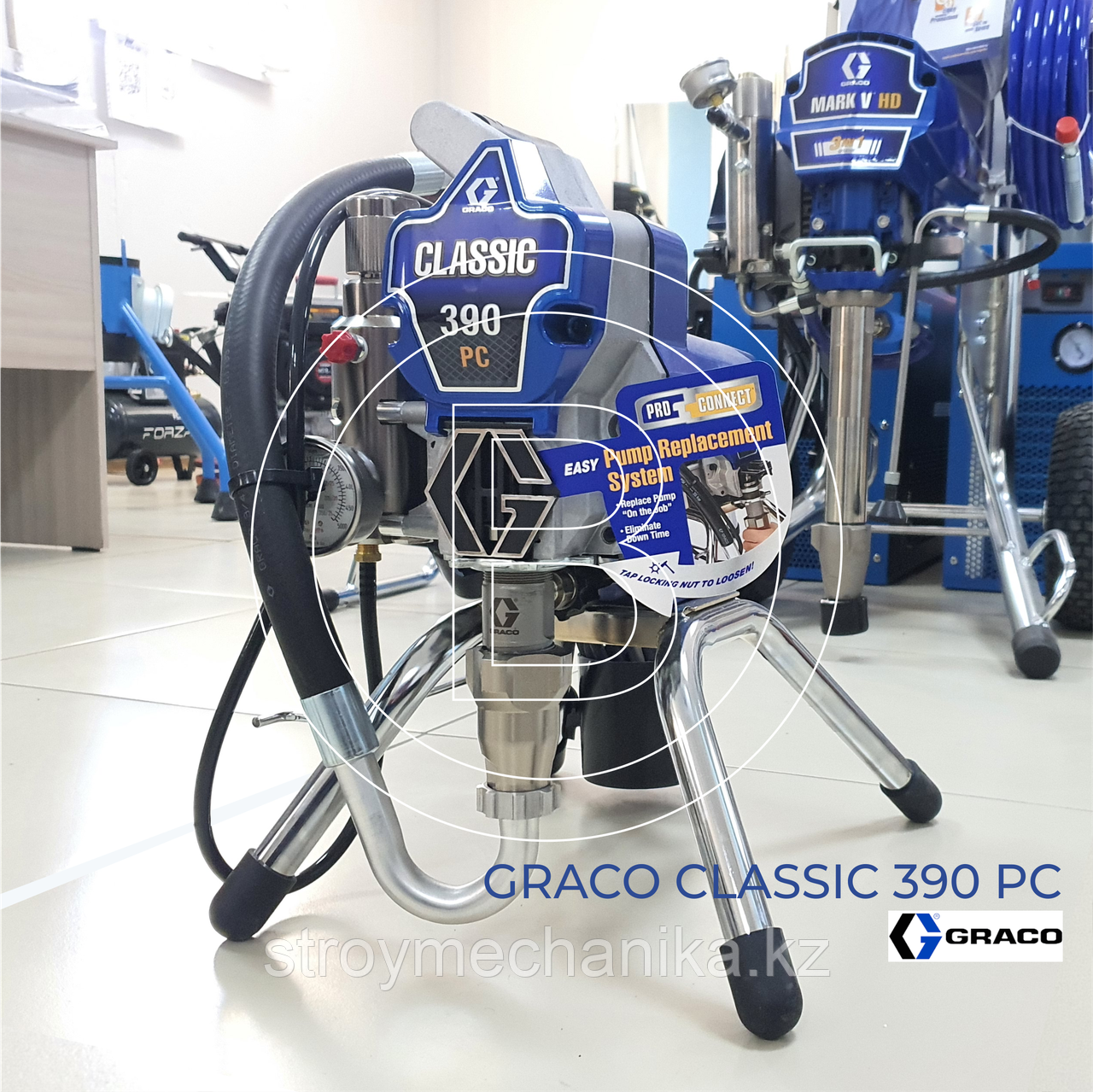 Окрасочный аппарат безвоздушного распыления Graco Classic 390 PC - фото 1 - id-p100762152