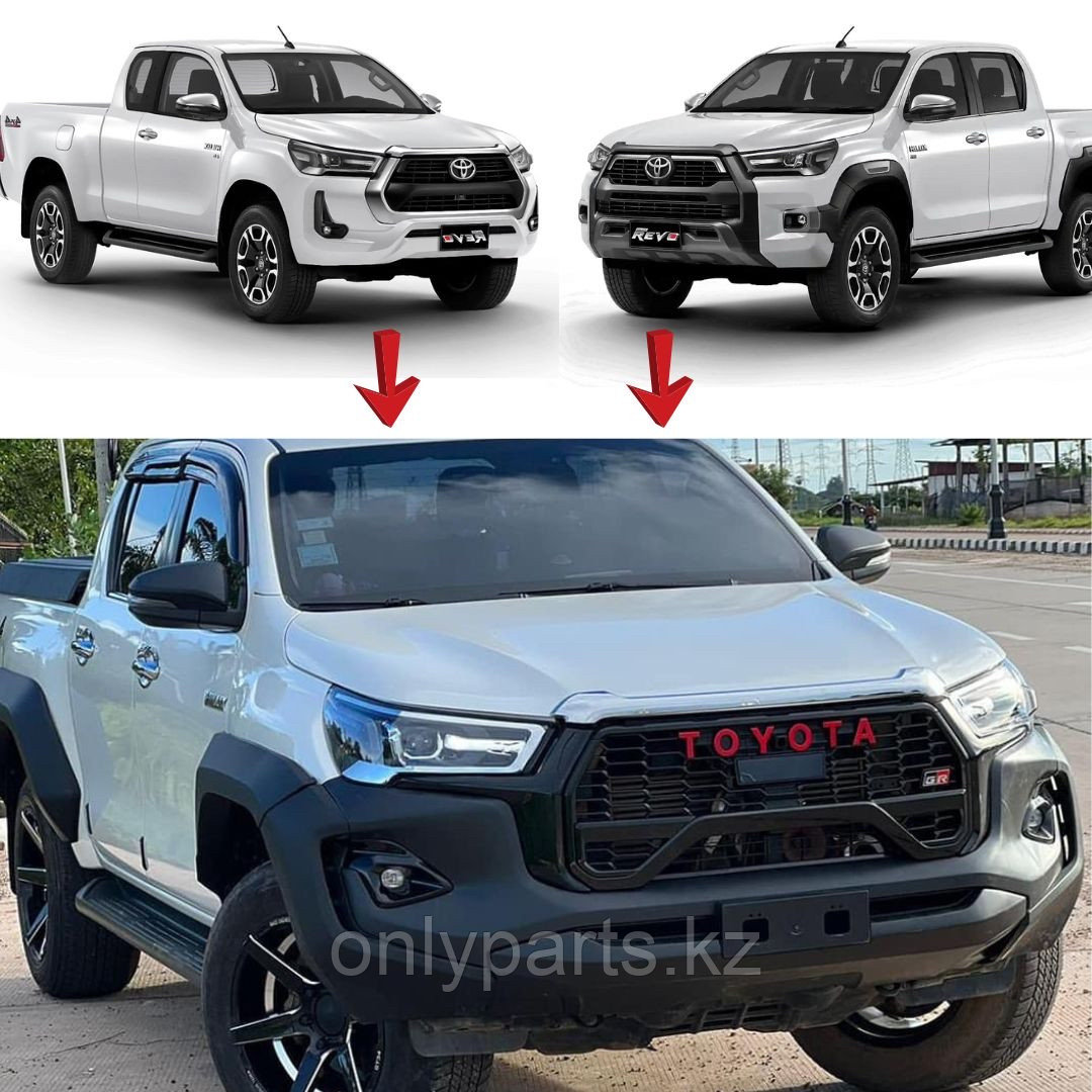 Обвес GR SPORT для TOYOTA HILUX 2020-2023 - фото 7 - id-p112724476