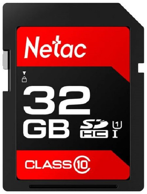 32 ГБ Карта памяти Netac P600 SDHC (NT02P600STN-032G-R) черный - фото 1 - id-p112720703