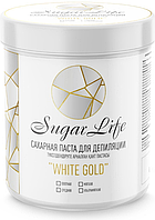 Қантты депиляцияға арналған паста Sugar Life White gold Ақ орташа 1 кг