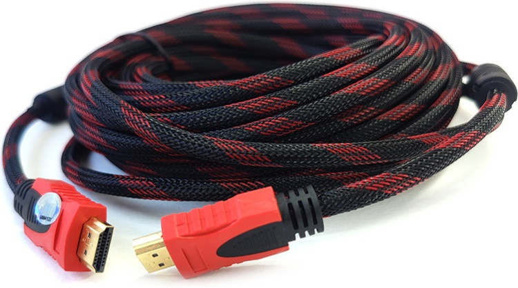 Кабель ViTi HDMI - HDMI VT-0699 10м черный-красный - фото 1 - id-p112724709