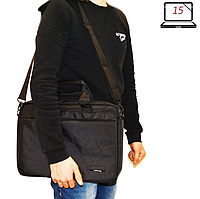 Сумка для ноутбука 15 дюймов Наплечная сумка 30 см х 40 см х 5 см Fopati bag (черная)