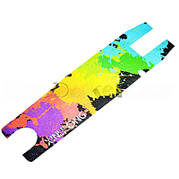 Наклейка для трюковых самокатов самоклеющаяся наждачная бумага Xinlilong с разноцветным узором