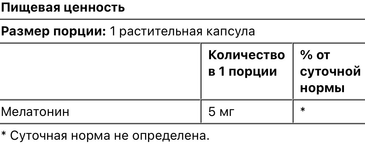 Now foods мелатонин 5мг, 180 растительных капсул - фото 3 - id-p112724726