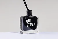 Лак для стемпинга Go Stamp 001 чёрный, 11 мл