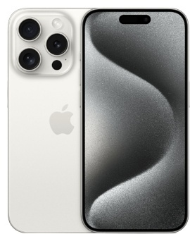 Смартфон Apple iPhone 15 Pro, 128Gb, белый - фото 1 - id-p112724761