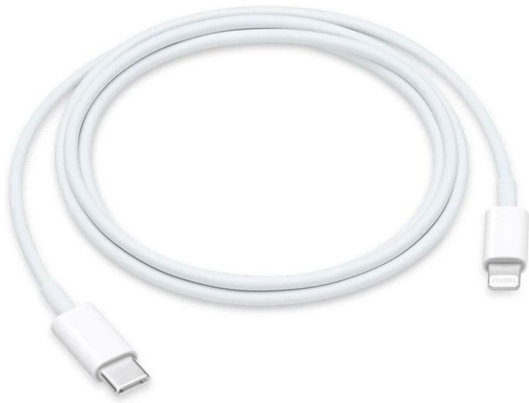 Кабель Apple Lightning (M), USB TypeC (M) белый - фото 1 - id-p112724764