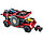 Hot Wheels Автовоз Монстр траков 2 в 1 Передвижная трасса для гонок, фото 4