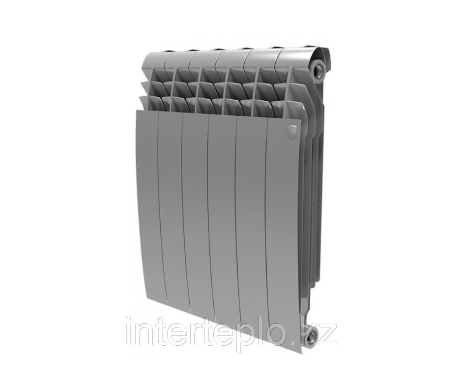 Биметаллические радиаторы BILINER 350/90 Royal Thermo серый - фото 1 - id-p112724807