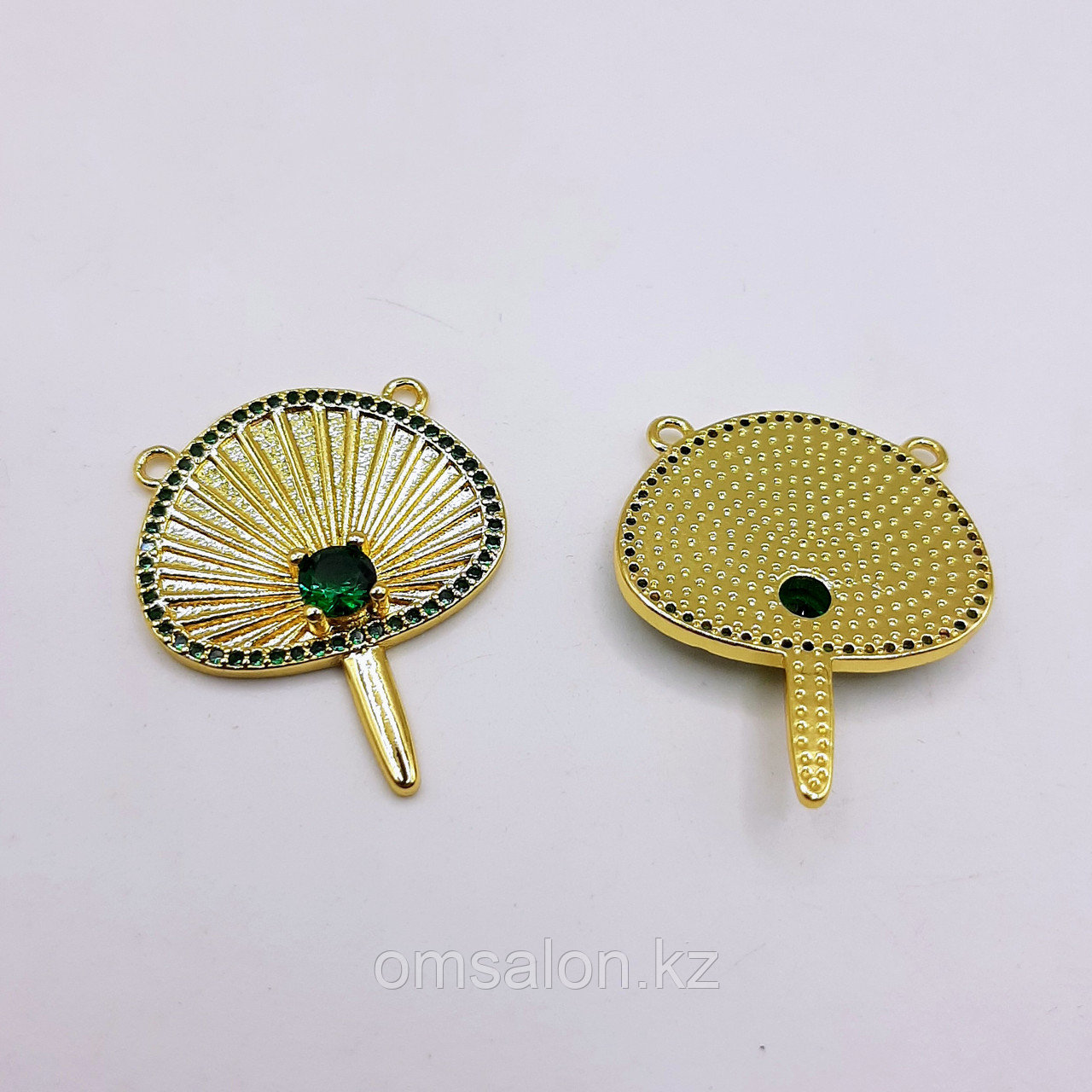 Коннектор, с фианитами, 22x27мм, фото 1