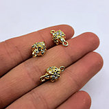 Коннектор, с фианитами, 6x6x6мм, фото 2