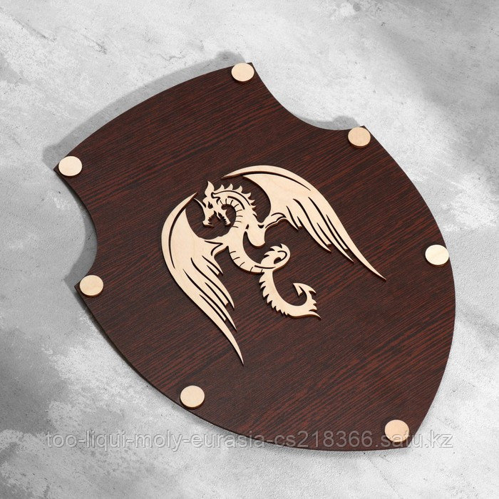 Сувенир деревянный "Щит. Дракон" - фото 1 - id-p112725056