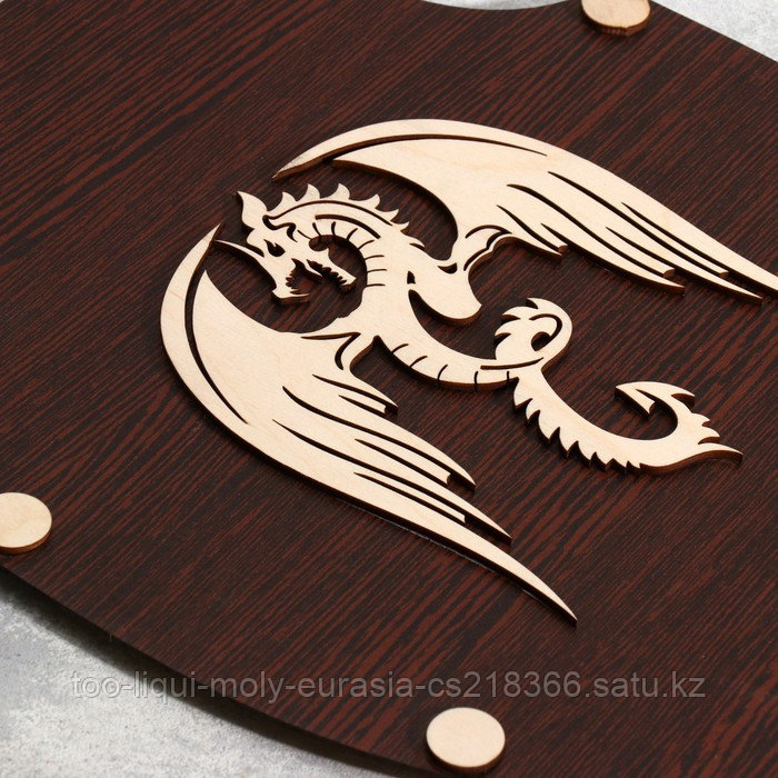 Сувенир деревянный "Щит. Дракон" - фото 3 - id-p112725056