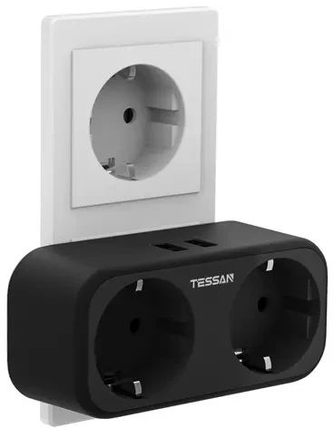 Сетевой фильтр Tessan TS-321-DE черный