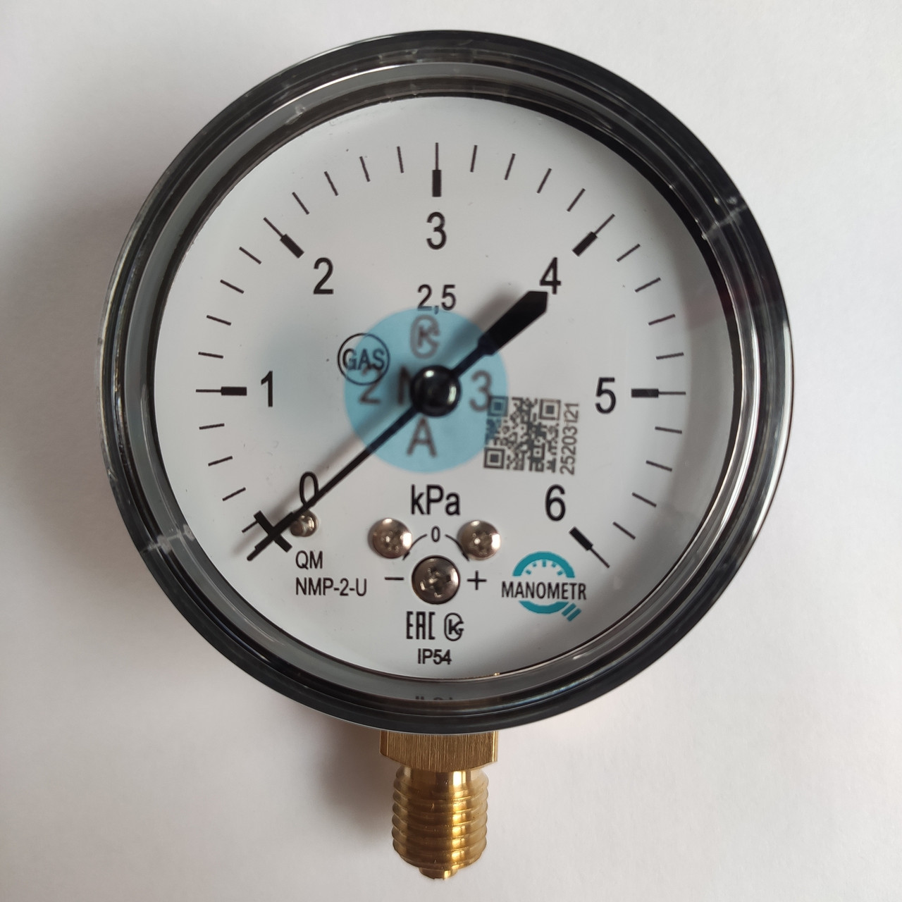 Манометры мембранные низкого давления (напоромеры) NMP-2-U (0~ 6kPa)