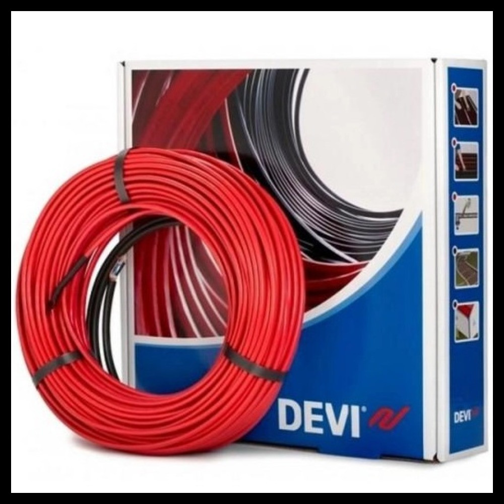 Нагревательный кабель для теплого пола DEVIsafe 20T (230В, DTIP-20, длина = 6 м, мощность бухты = 125 Вт) - фото 1 - id-p106113002