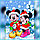 Картина по номерам "Новый год. Микки и Минни" Disney (15х21), фото 2