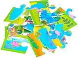 Мягкие пазлы: Слон и обезьяна 12 эл. | Vladi Toys, фото 3