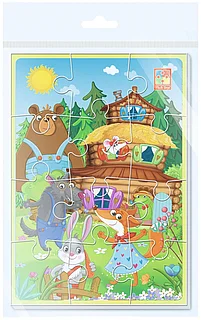 Мякгие пазлы: Теремок 12 эл. | Vladi Toys