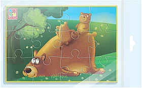 Мякгие пазлы: Медвежата 12 эл. | Vladi Toys