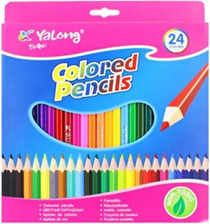 Набор цветных карандашей, 24цв. Yalong. - фото 1 - id-p112734331