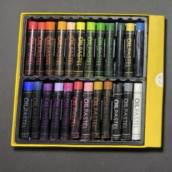 Пастель, мелки маслянные Oil pastel 24 цветов, фото 1