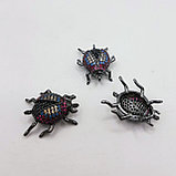 Коннектор Жук, с фианитами, 16x20мм, фото 3