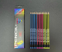 Простой карандаш с резинкой Margo Neon