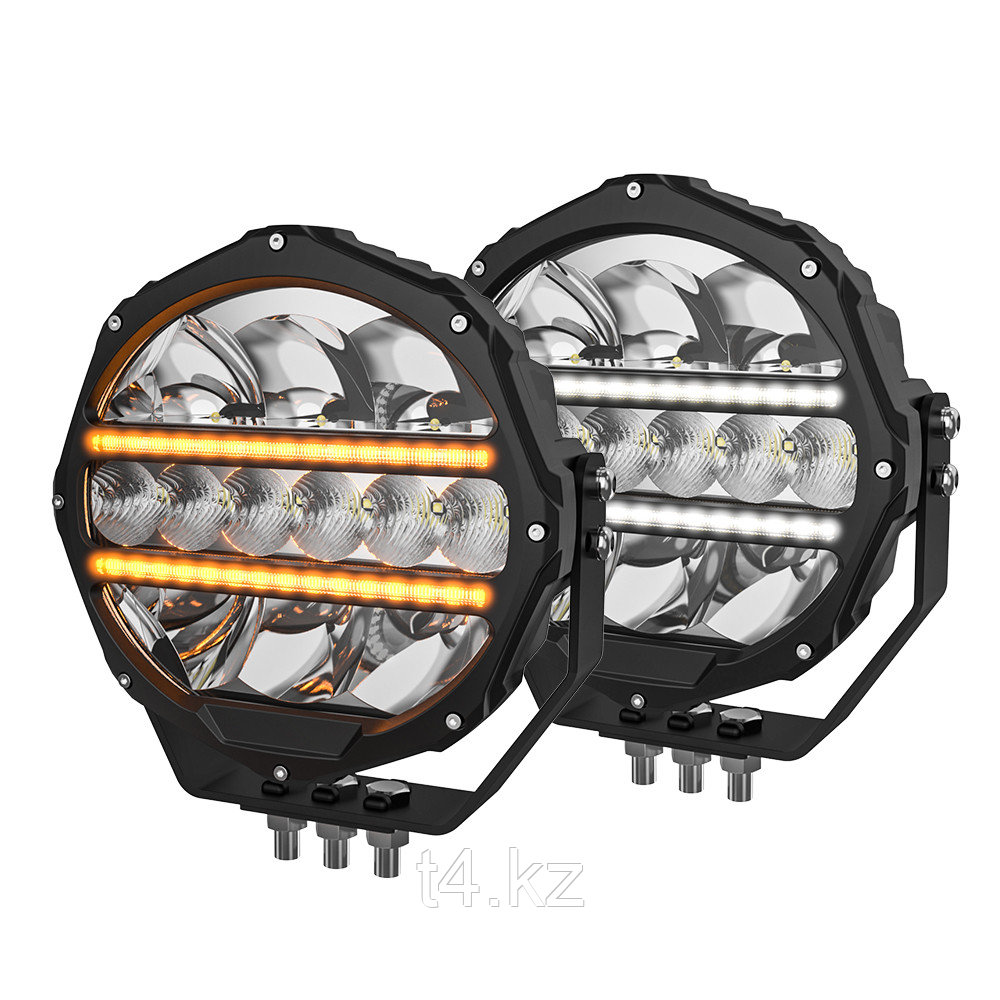 Фары дополнительного света светодиодные с ДХО 228 мм / 120W - NO NAME