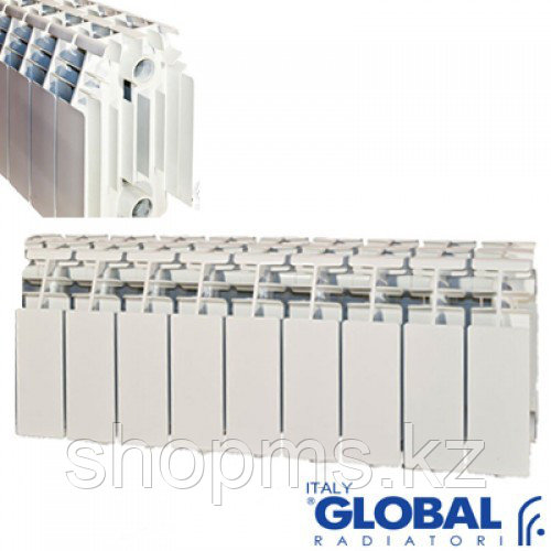 Радиатор алюминиевый GLOBAL GL 200/80/D (9 сек.) цена за 9 сек