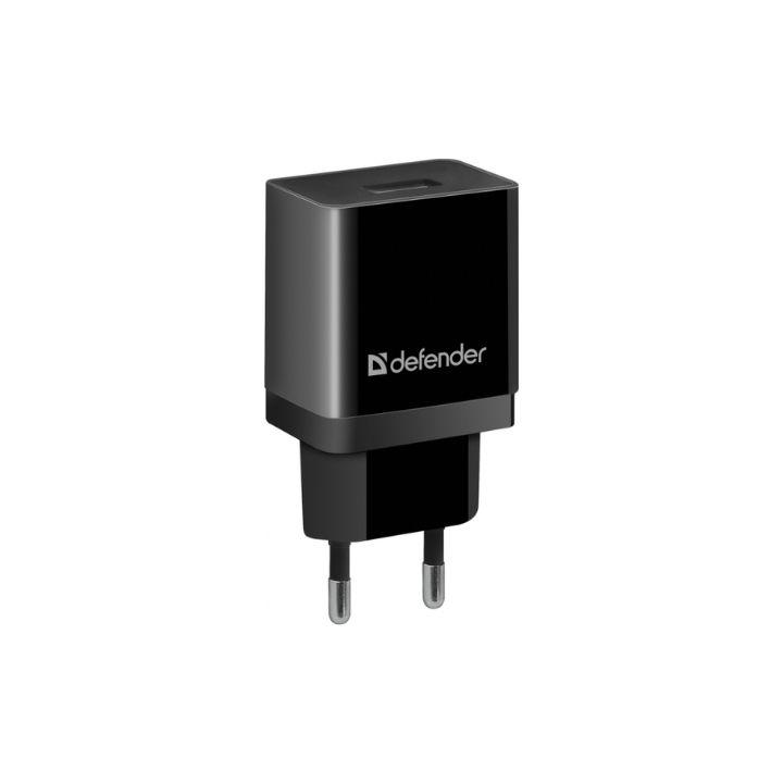 Зарядное устройство сетевое Defender EPA-10, 1хUSB, 5V/2.1А, черный - фото 1 - id-p112786583