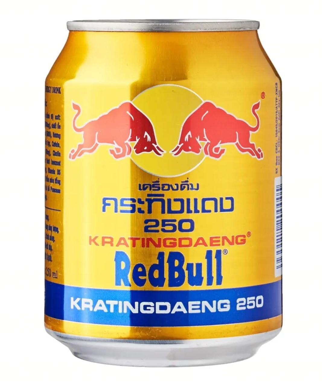 Энергетик RED BULL Krating daeng 250мл желтый (12шт-упак) ТАЙЛАНД