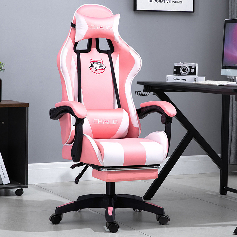 Игровое кресло GLOBAL Game SF6373 розовый без подножки для ног - фото 1 - id-p112788220