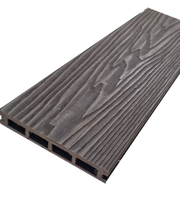 Террасная доска Polydeck 150*24 пустотелая венге, фото 1
