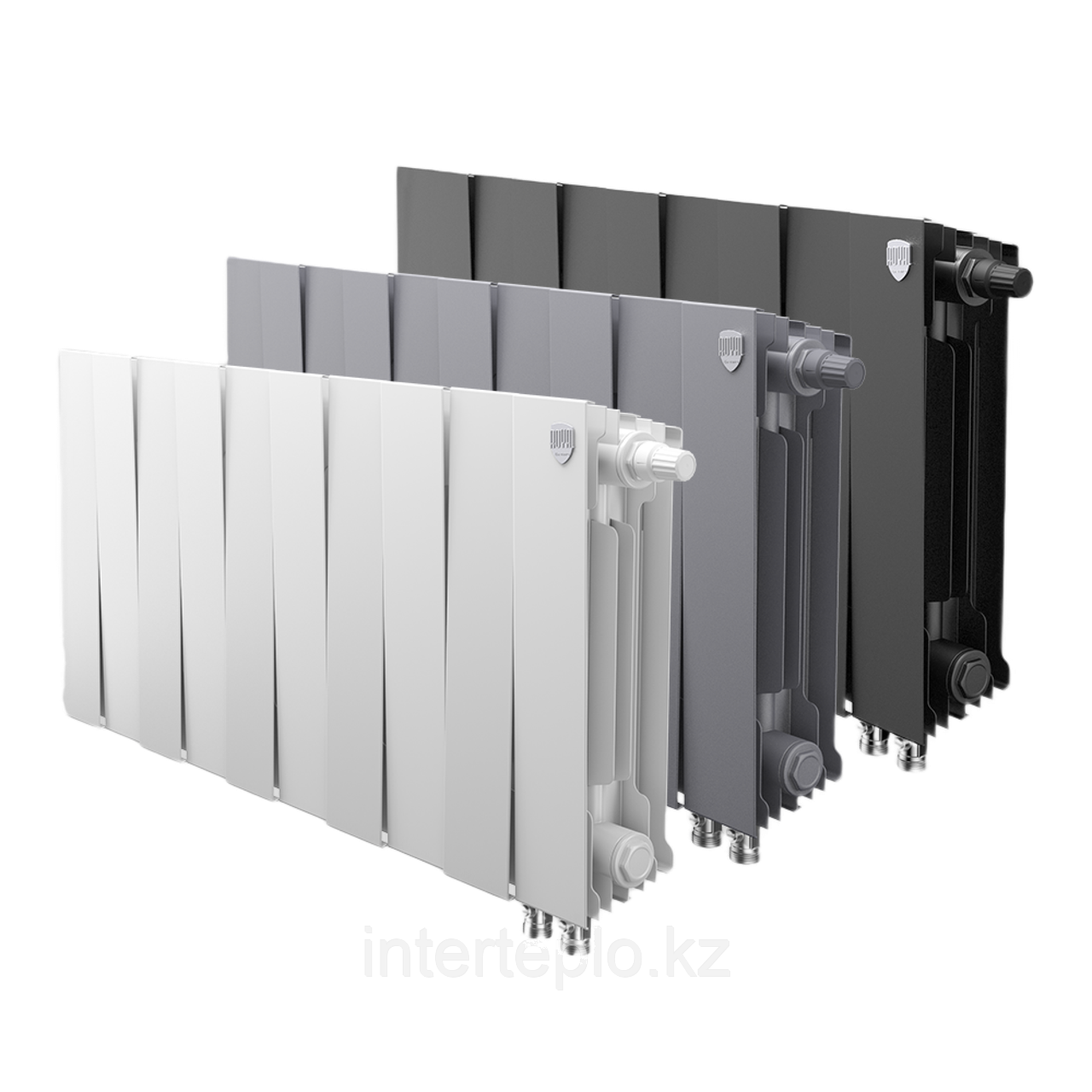 Биметаллические радиаторы PIANOFORTE 300/100 Royal Thermo серый - фото 2 - id-p112797911