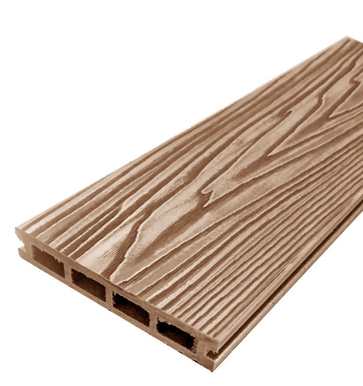 Террасная доска Polydeck 150*24 пустотелая орех, фото 1