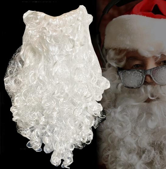 Борода Деда Мороза 60 см белая, фото 1