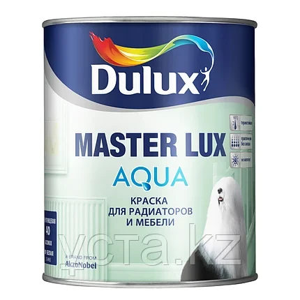 Краска Dulux MASTER LUX AQUA 40 полуглянцевая BC 2,5л - фото 1 - id-p112802136