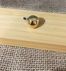 Шарик - 2,5 см/ золото ( для браслета ) / CO / EB 21